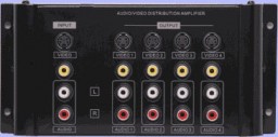 Composite AV Distribution Amplifier 1 in 4 out