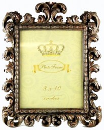 Photo Frame Antique Brass Look 8" x 10" 