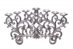 Regency Candelabra 7 Arm - Antique Silver 