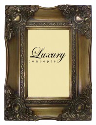 Vintage Gold Photo Frame 4" x 6"