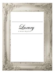 Vintage White Photo Frame 8" x 10"