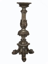 Ivy Candle Holder Silver
