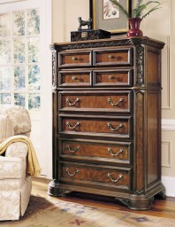 Cognac Tall Chest