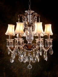 Marie Crystal 6 Light Chandelier
