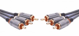 Composite AV Lead 3 RCA Male to 3 RCA Male Lead 0.75m LC-P7280