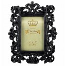 Photo Frame Antique Look Black 4" x 6" 