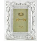 Photo Frame Antique Look White 4" x 6" 
