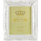 Photo Frame Antique Look White 8" x 10" 