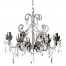 Chantilly Chandelier - 8 Arm Antique Silver