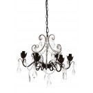 Chantilly Chandelier 6 Arm - Antique Black