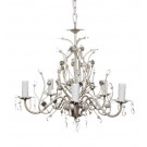 Floriade Chandelier - 5 Arm Antique White