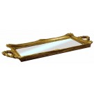 Zara Gold Tray With Mirror Base