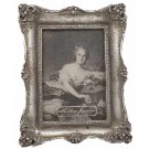 Photo Frame Antique Look Silver 5" x 7"
