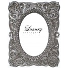 Antique Look Photo Frame Silver 5" x 7"