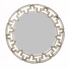 Manhattan Round Silver Mirror 103cm 