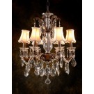 Marie Crystal 6 Light Chandelier