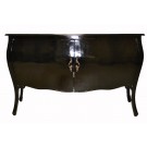 French Bombay Black Commode 