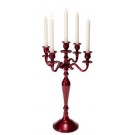 Renaissance Candelabra Red 49cm