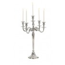 Renaissance Polished Aluminium Candelabra 60cm