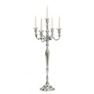 Renaissance Polished Aluminium Candelabra 100cm