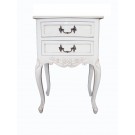 Anne French Louis XV Nightstand in Antique White
