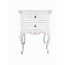 Amelia French Louis XV Nightstand in Antique White