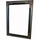Camelot Mirror - Silver and Black 84cm x 114cm